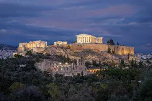 The Acropolis at Night, Athens