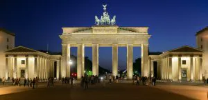 Brandenburg Gate at Night, Berlin