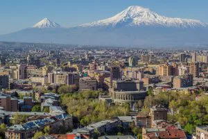 Mount Ararat over Yerevan