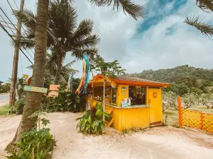 Beach Shack under the Palms, North Shore, Oʻahu