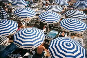 Beach Umbrellas in Nice
