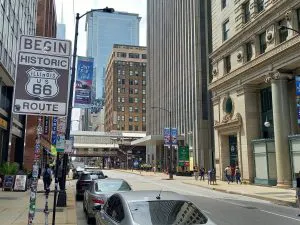 Inicio de la Ruta 66 histórica, Chicago