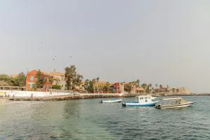 Boats at Gorée Island, Senegal