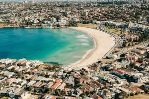 Bondi Beach from Above, Sydney