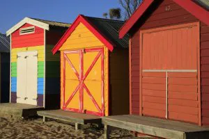 Brighton Bathing Boxes, Melbourne
