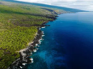 Costa de Hōnaunau, Hawái
