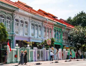 Colourful Shophouses, Singapore