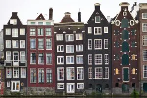 Dancing Houses of Damrak, Amsterdam