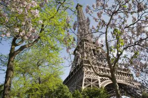 Eiffel Tower in Spring, Paris