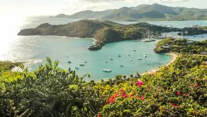 English Harbour from Shirley Heights, Antigua