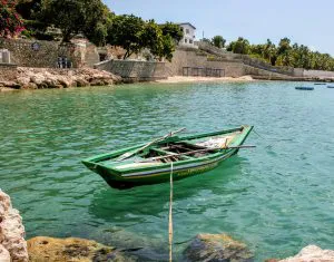 Fishing Boat at Montrouis, Haiti