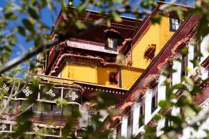 Golden Temple Roof, Tibet