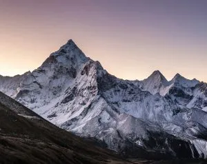 Himalayan Peak at Sunset, Nepal