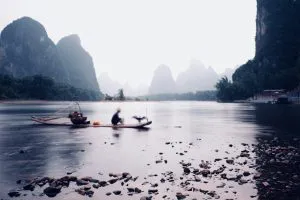Karst Hills on the Li River, Guilin