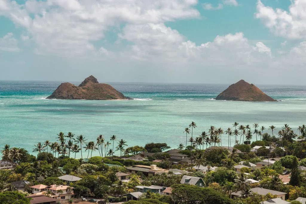 Playa de Lanikai y las islas Mokulua, Oʻahu