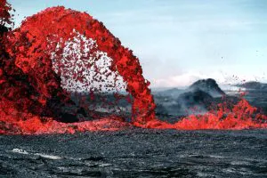 Lava Fountain on Kīlauea