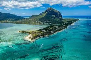Le Morne Peninsula from Above, Mauritius