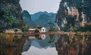 Limestone Cliffs in Northern Vietnam