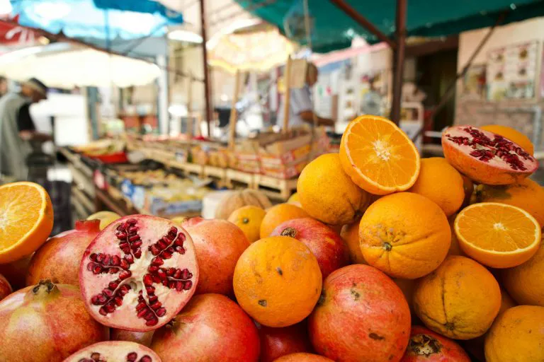 Puesto de mercado en Palermo