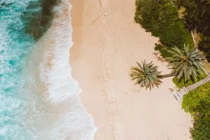 North Shore Beach from Above, Oʻahu
