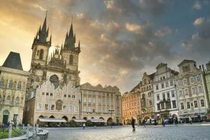 Old Town Square and Týn Church, Prague