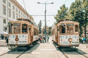 Old Trams of Porto
