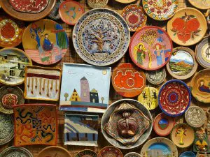 Painted Ceramic Plates, Yerevan