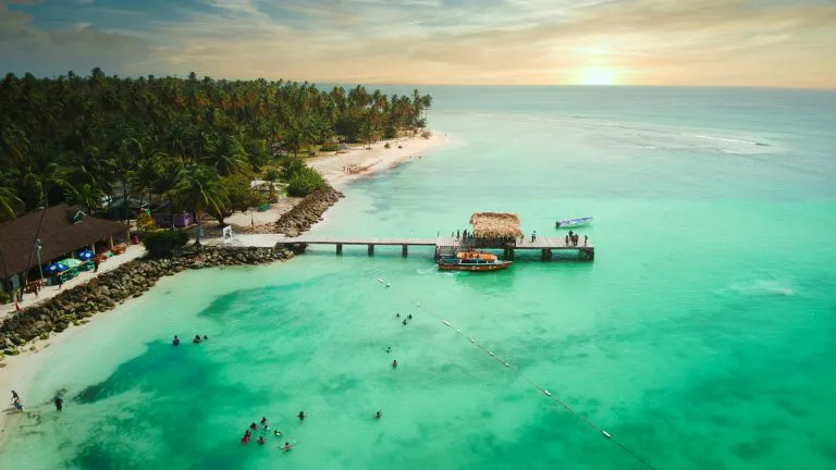 Pigeon Point desde arriba, Tobago