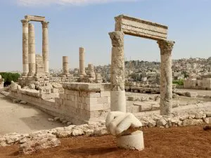 Roman Columns on the Amman Citadel