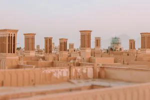 Rooftops and Wind Catchers of Yazd