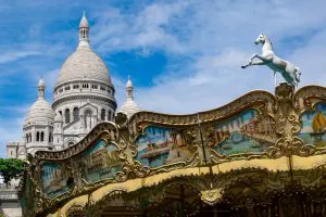 Sacré-Cœur and the Carousel, Paris