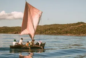Sailing Boat off Nosy Be, Madagascar