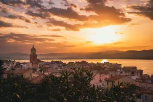Saint-Tropez at Sunset