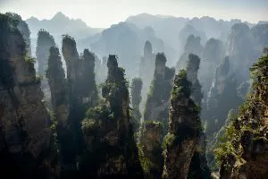 Sandstone Pillars of Zhangjiajie