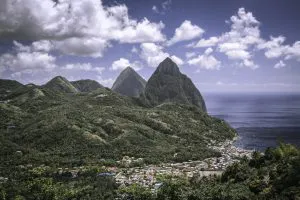 Soufrière and the Pitons, Saint Lucia