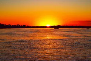 Sunset on the Zambezi