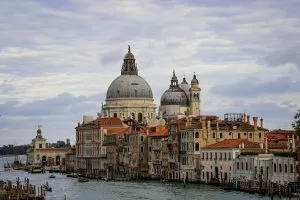 The Salute under a Cloudy Sky, Venice