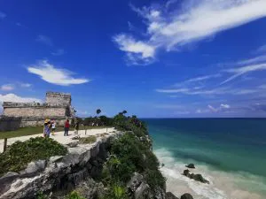 Tulum Ruins by the Caribbean Sea