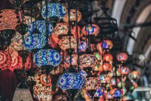 Turkish Mosaic Lamps, Istanbul