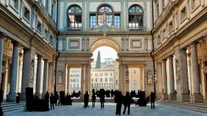 Uffizi Gallery Courtyard, Florence