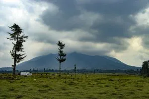 Virunga Volcano in the Clouds, Rwanda