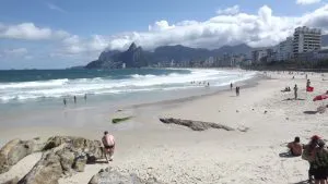 Waves on Ipanema Beach