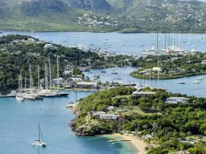 Yachts in English Harbour, Antigua