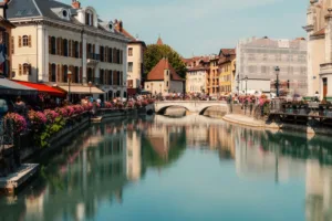 A Canal in the Old Town of Annecy