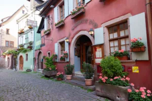 A Flowery Street in Riquewihr