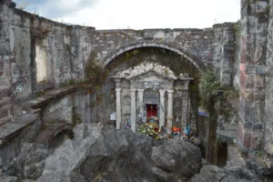 Altar of the Buried Church, San Juan Parangaricutiro