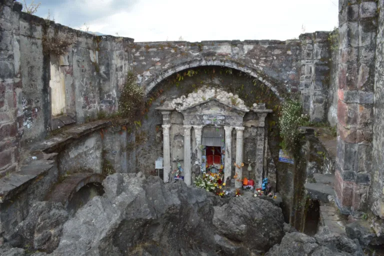 Altar of the Buried Church, San Juan Parangaricutiro