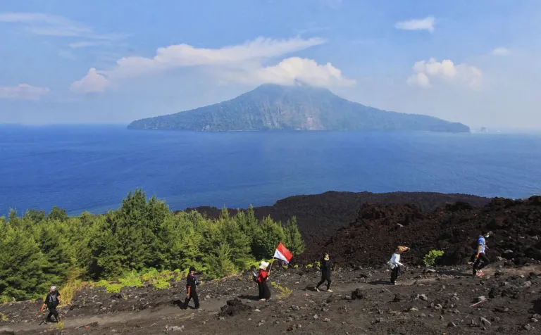 Anak Krakatau Volcano, Sunda Strait