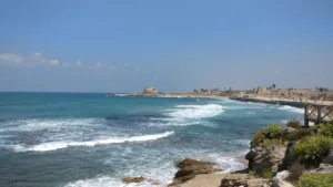 Ancient Ruins by the Sea at Caesarea
