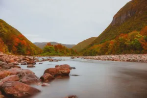 Autumn River in the Cape Breton Highlands